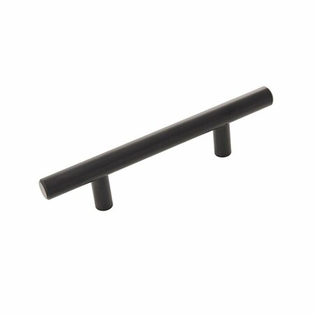 BELWITH PRODUCTS 3 in. Cabinet Bar Pull, Matte Black BWHH075593 MB